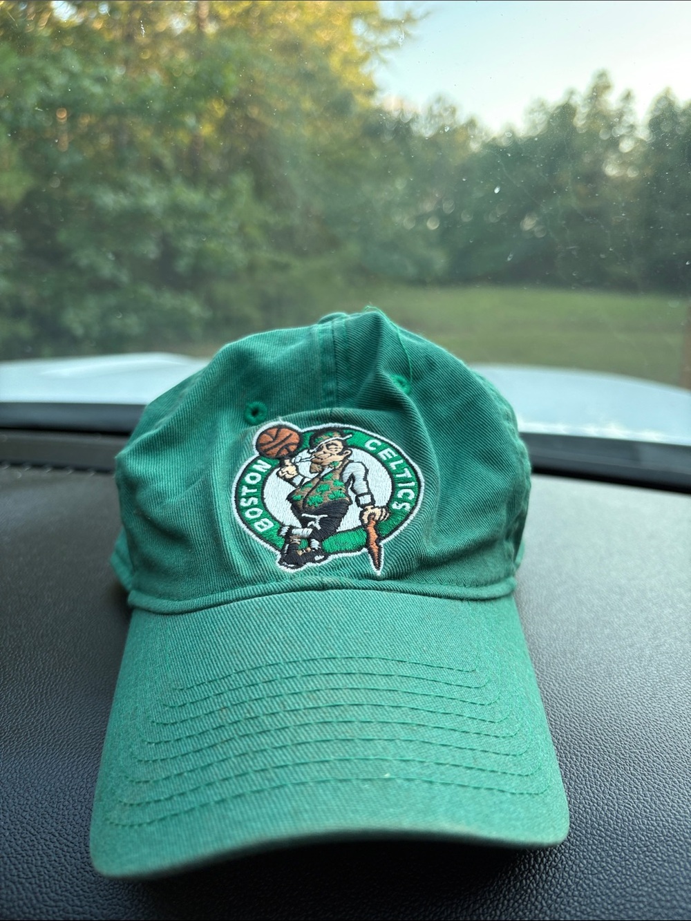 NBA Boston Celtics Green Logo Baseball Cap